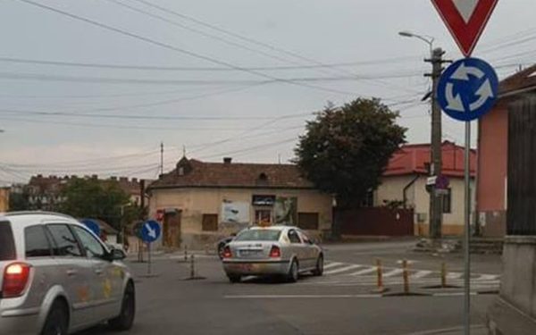 Sens giratoriu nou la Cluj, în încercarea de a fluidiza circulația