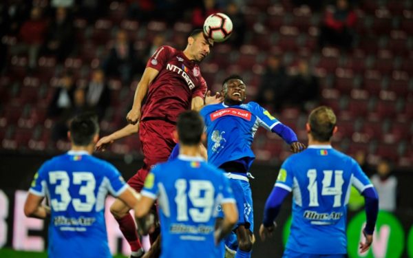 CFR Cluj a revenit pe primul loc în Liga întâi de fotbal