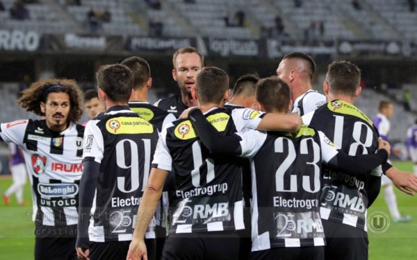 „U” Cluj a câștigat categoric partida cu Politehnica Timișoara și a urcat pe locul 4 în Liga secundă