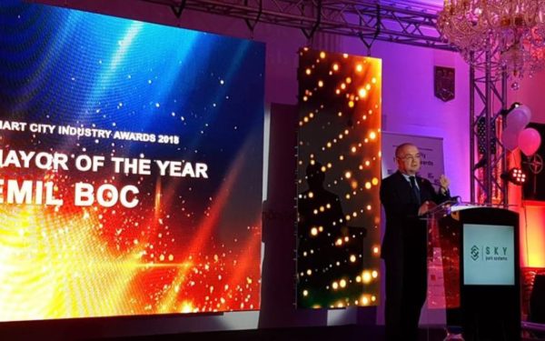 Emil Boc a primit premiul Primarul anului pentru promovarea proiectelelor de tip „smart city”