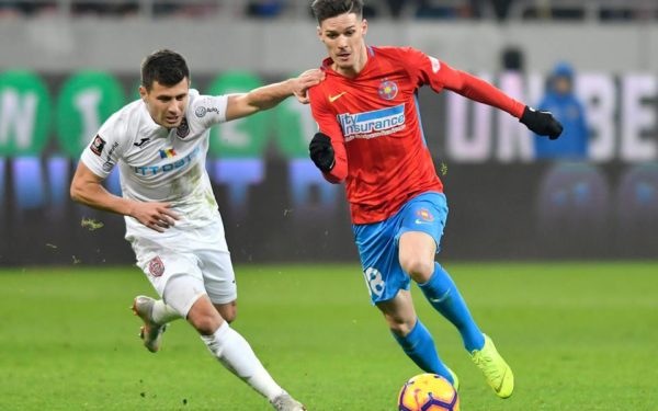 CFR Cluj încheie anul pe primul loc în Liga I, după ce a învins FCSB cu 2-0
