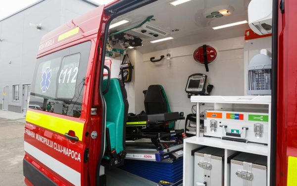 Ambulanță de ultimă generație pentru ISU Cluj