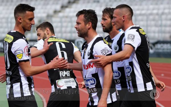 „U” Cluj a făcut spectacol la Brăila, unde a câștigat cu 8-0. Goga a înscris patru goluri