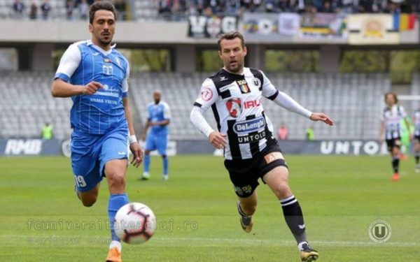 „U” Cluj a învins Farul Constanța cu 2-1