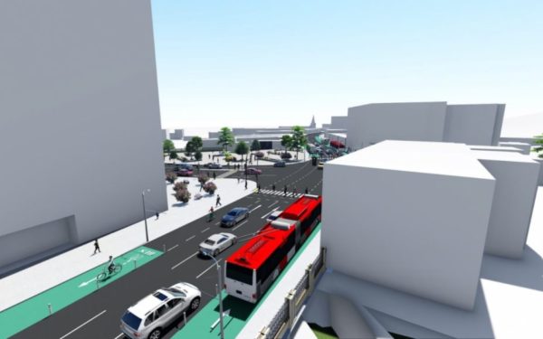 CLUJ | Strada traversată de 6.000 de mașini pe oră ar putea avea doar două benzi pentru autovehicule. Autoritățile vor să descurajeze traficul spre centru