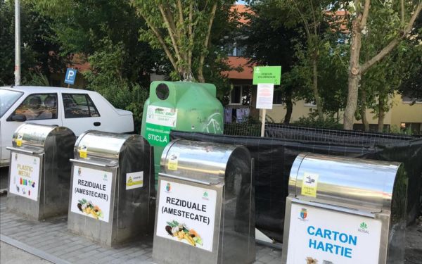 50 de asociații de proprietari din Cluj au  puncte îngropate de colectare a deșeurilor