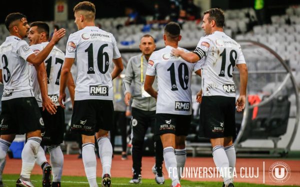 Universitatea Cluj a urcat pe loc de play-off în liga secundă de fotbal