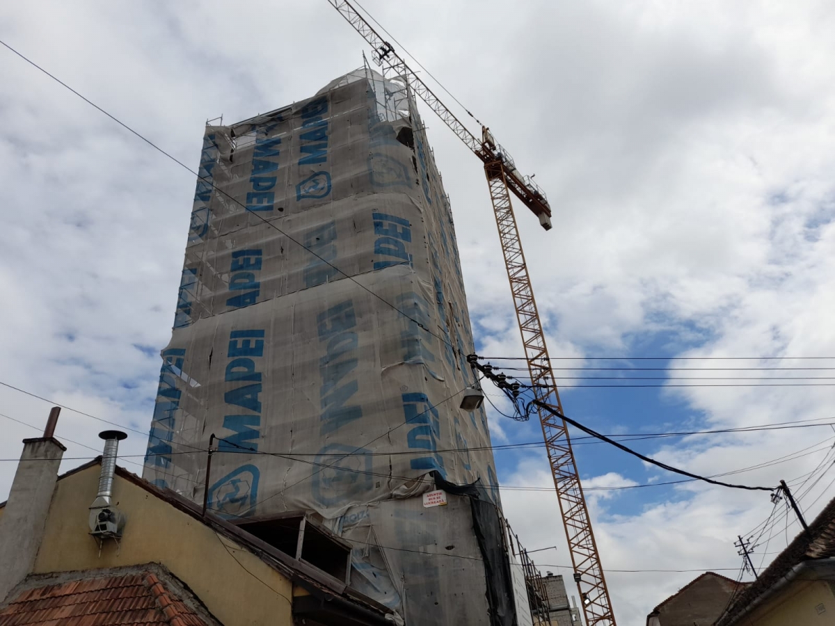 Turnul Pompierilor se află în șantier de aproape 3 ani
