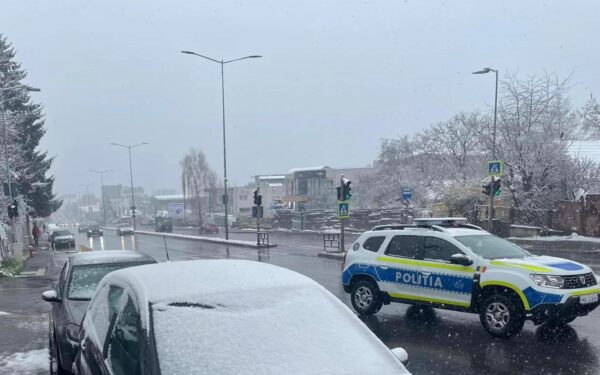 Atenție la condițiile meteo nefavorabile! Poliția rutieră recomandă prudență și respectarea regulilor de circulație