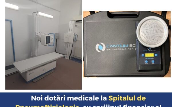Echipamente noi pentru Spitalul de Pneumoftiziologie din Cluj