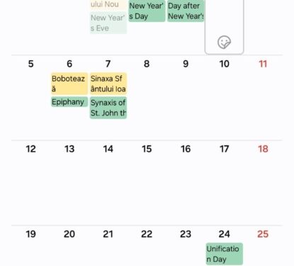 Lista completă a zilelor libere legale în 2026