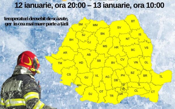 Transilvania, afectată de ger